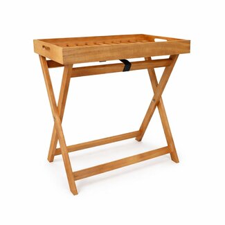 Ceruzo Side table Malibu - Foldable with removable tray - 50 × 30 × 50 cm
