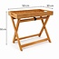Ceruzo Malibu Klapp-Beistelltisch mit abnehmbarem Tablett - 50 × 30 × 50 cm