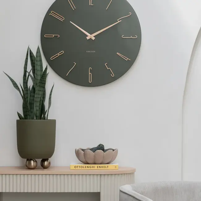 Wandklok Esmerado Groot – Luxe Metalen Design (60 cm)