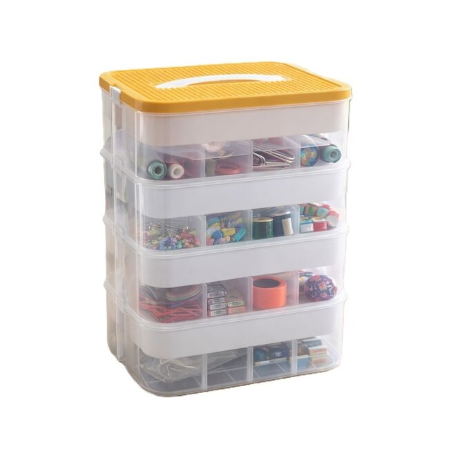 Opbergbox - Stapelbaar - 4 Lagen