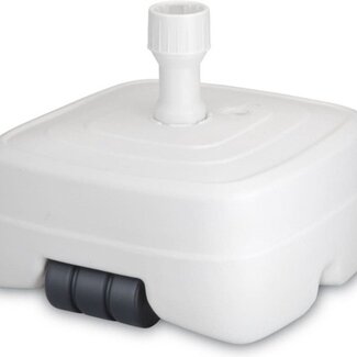 Parasolvoet Wit - Vulbaar 45L - Verrijdbaar