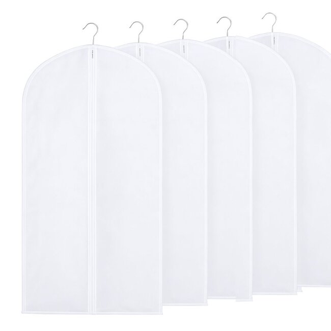 Kledinghoezen 5x - Transparant - 60x140cm