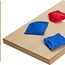 Beanbag-Wurfspiel mit 4 Wurfsäckchen - 40 × 26,6 × 2,5 cm