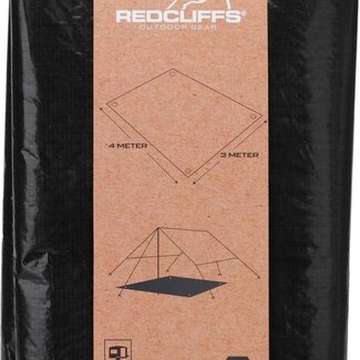Redcliffs Grondzeil 3x4 Meter - Zwart