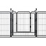 Hondenren met Deur - Hoogte 60 cm - Omtrek 480cm