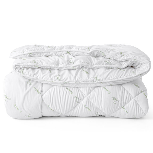 Bali Bamboe Touch dekbed wit 140 x 200