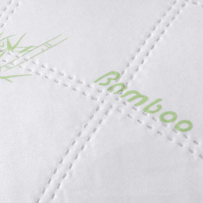 Bamboe Hoofdkussen Wit 60 x 70 cm
