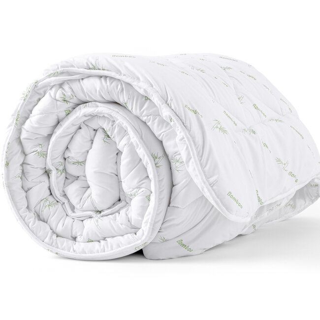 Bali Bamboe Touch Dekbed Wit 200 x 200