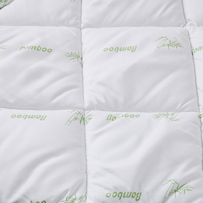 Bali Bamboe Touch Dekbed Wit 200 x 200