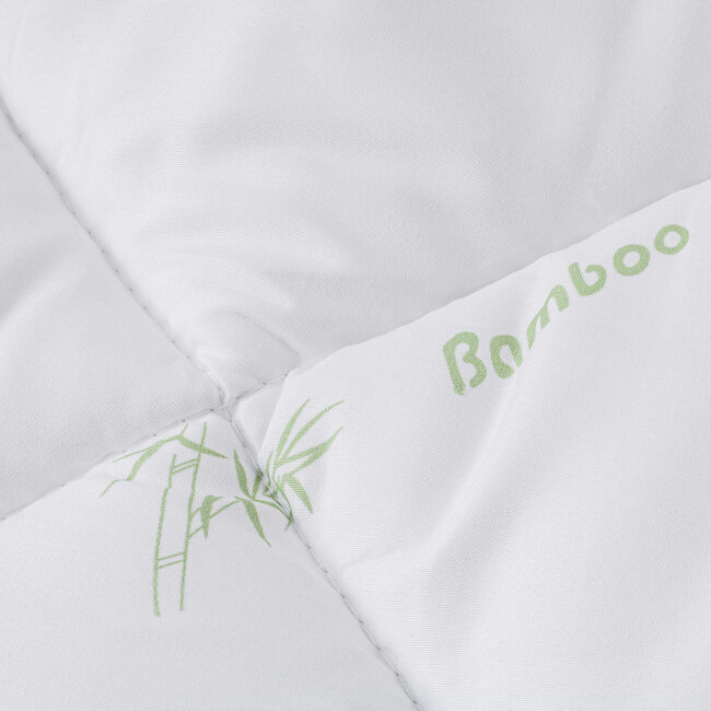 Bali Bamboe Touch Dekbed Wit 200 x 200