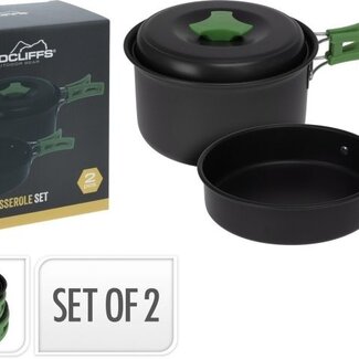 Redcliffs Camping Pannenset - set van 2