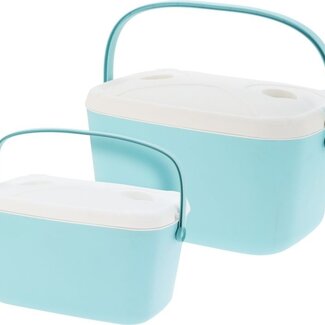 Koelboxen set - Blauw - 30 en 15 Liter