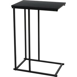 Bijzettafel - Zwart - 40x26x58 cm