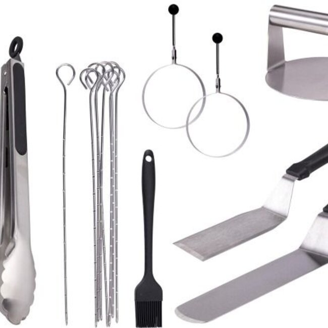 BBQ Accessoires set van 24 stuks