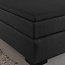 Jersey-topperhoeslaken zwart 190/200 x 200/220 cm
