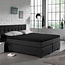 Jersey-topperhoeslaken zwart 190/200 x 200/220 cm