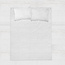 Luxe flanellen laken wit 150 x 250