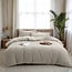 Sleeptime Pom Pom beige 140 × 220 - Duvet Cover