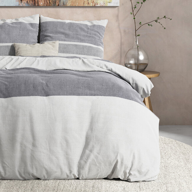 Dreamhouse Flannel Skylar Anthracite 240 × 220 - Duvet Cover