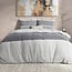 Dreamhouse Skylar Flanell-Bettbezug - Anthrazit, 240 × 220 cm