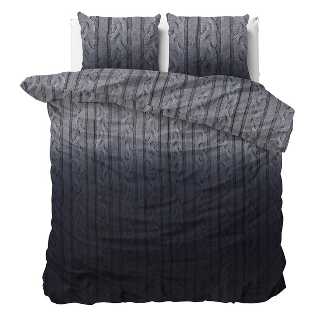 DH Flanel Dante Antraciet 200 x 220