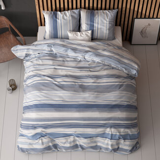 Sleeptime Gestreept Blauw 200 x 200/220