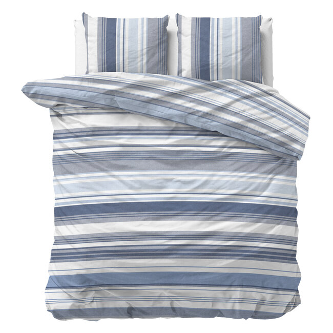 Gestreept Blauw 200 x 200/220
