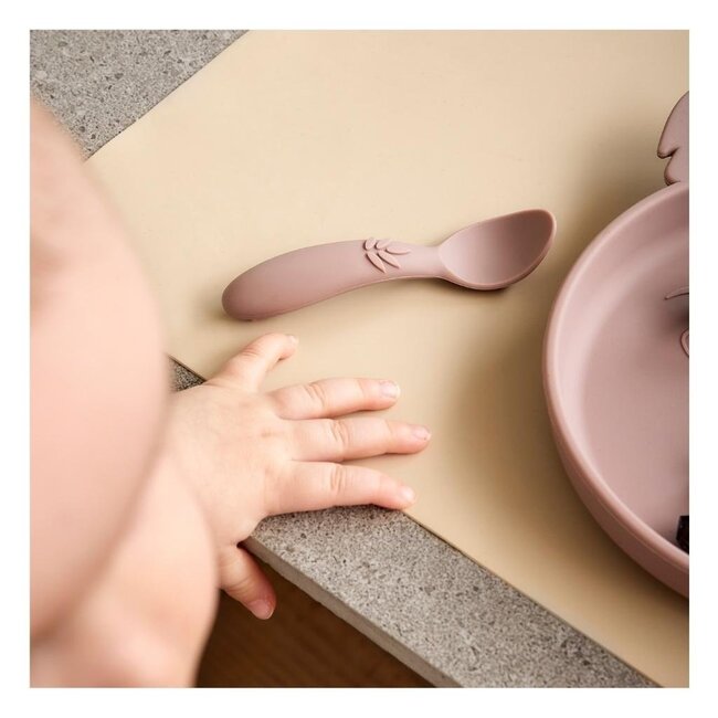 Nuuroo Ella Silikonlöffel - 3er-Set - Mahogany