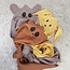 Bjørk knuffeldoekje 2-pack Panda