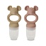 Nuuroo Lauge Silicone Fruit Feeder - 2-Pack - Woodrose