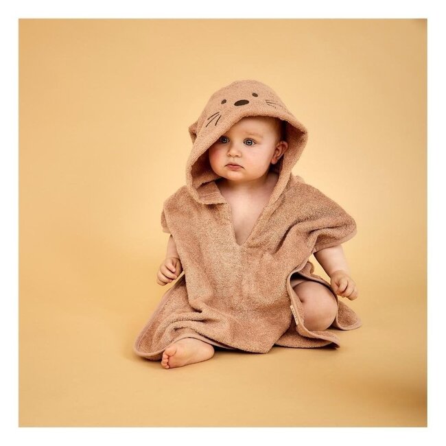 Nuuroo Adelin Kapuzenponcho - Rose - Rabbit