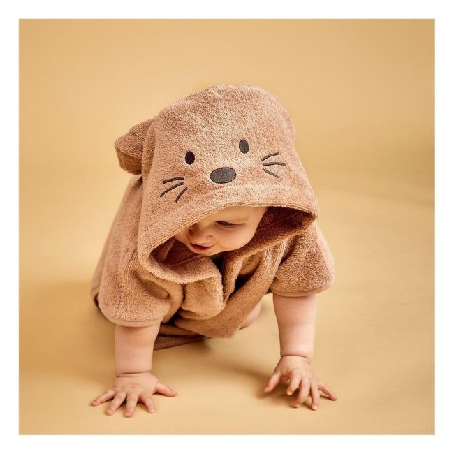 Nuuroo Adelin Kapuzenponcho - Rose - Rabbit
