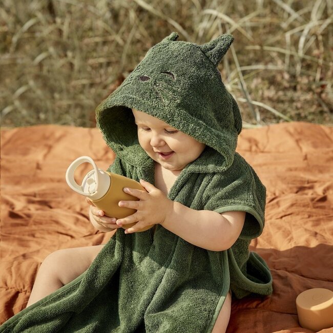 Nuuroo Adelin Hooded Poncho - Koala Bear - Tea Leaf
