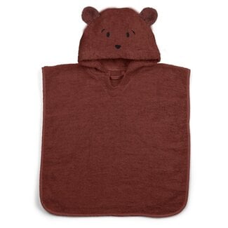 Nuuroo Adelin Hooded Poncho - Mahogany