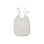 Nuuroo Ida beschichtetes Lätzchen mit Auffangtasche - Cream Leaf