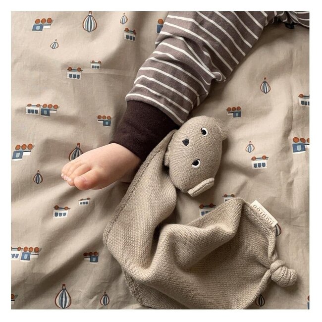 Nuuroo Mathilde gestricktes Baby-Schmusetuch - Cobblestone