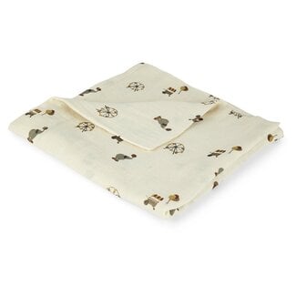 Nuuroo Barri Musselin-Pucktuch - Cream - Circus