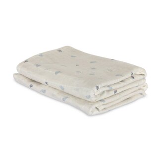Nuuroo Bamboo Muslin Cloths (2-Pack) – Ocean