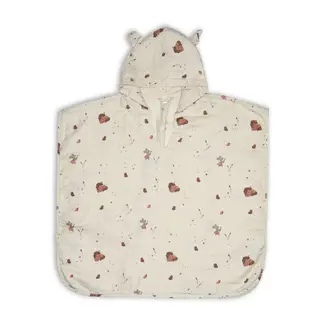 Flor poncho-cream