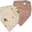 Nuuroo Villads slabbetje 2-pack-eenhoorn/rose dust