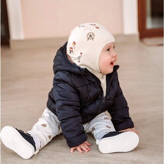 Nuuroo Alma jersey elephant hoodie-Creme - Circus