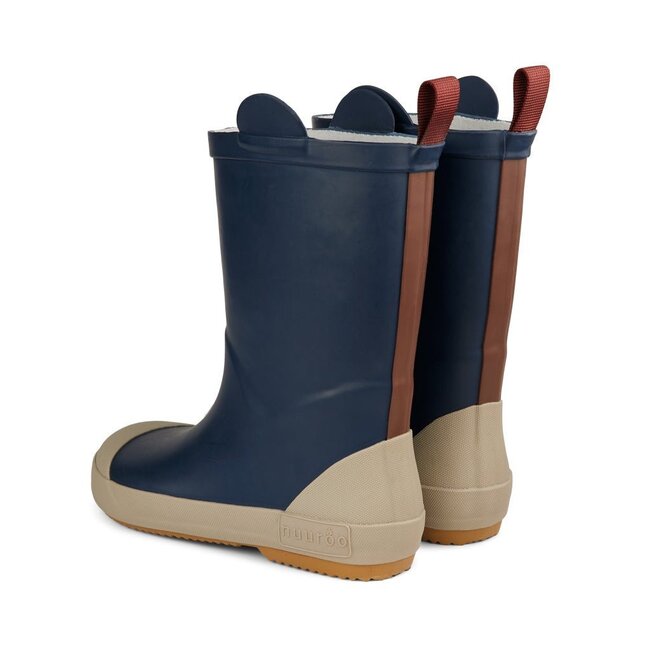 Nuuroo Anton Animal Wellies - Black Iris