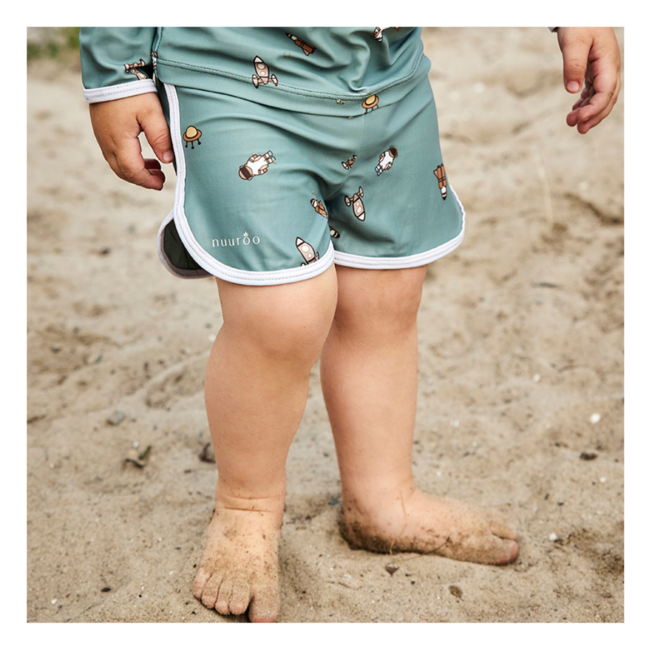 Nuuroo Marti Badeshorts - Light Green - Space