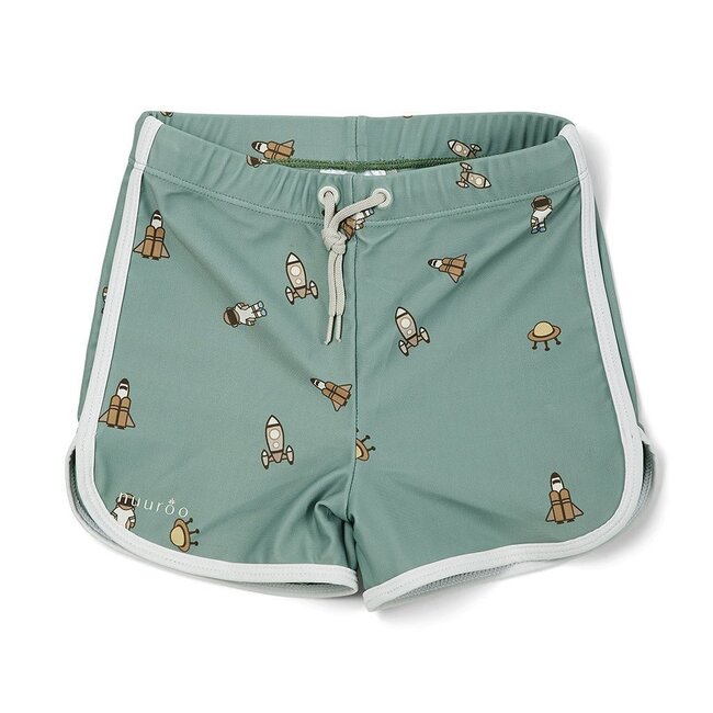 Nuuroo Marti Swim Shorts - Light Green - Space