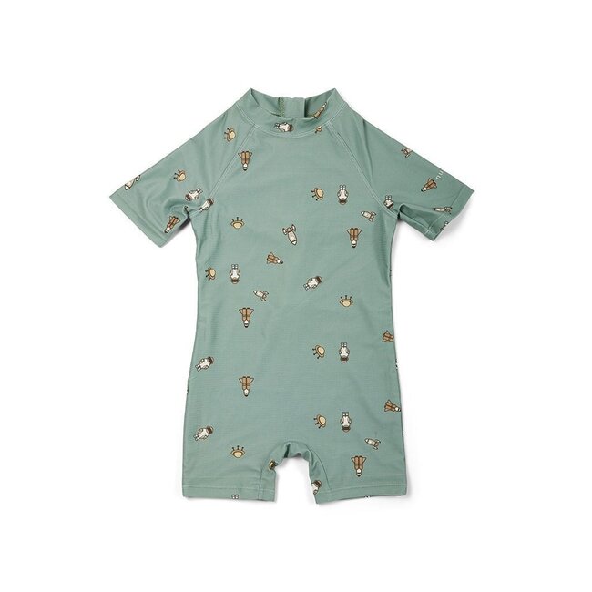 Nuuroo Kali UV-Schwimmanzug - Light Green - Space