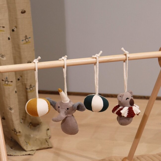 Nuuroo Arti gestrickte Aktivitätsspielzeuge - 4er-Set