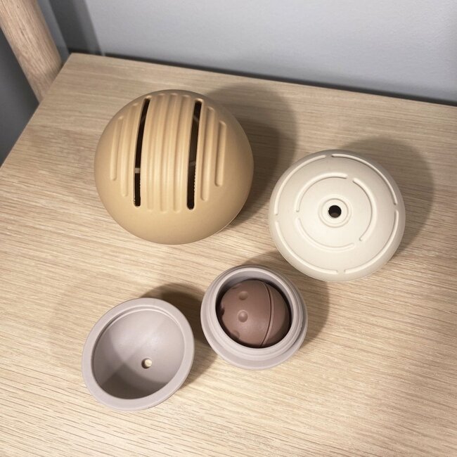 Nuuroo Neo Silikonbälle - 4er-Set - Brown Mix