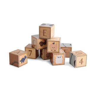 Nuuroo Otto Wooden Building Blocks - 9-Piece Set - Wood Mix