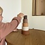 Nuuroo Vanja Silicone Stacking Tower - Brown Colour Mix