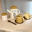 Nuuroo Sia Silikon-Teeservice - 9-teilig - Cream Mix